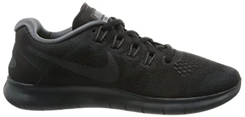 Nike Womens Free RN 2017 Running Shoe (8 B(M) US, Black/Anthracite Dark Grey)