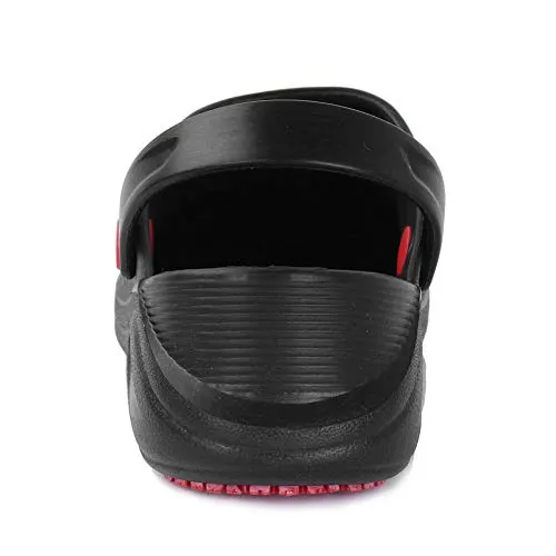 FANTURE Men Women Slip Resistant Specialist Chef Clogs Mulitfunctional Restaurant Kitchen Garden Safety Work Medical Shoes