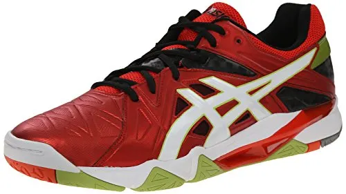 ASICS Men's Gel-Cyber Sensei, Cherry Tomato/White/Black, 11.5 M US