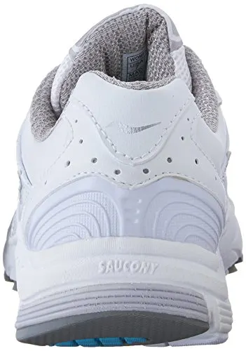 Saucony Women's ProGrid Integrity ST2 Walking Shoe,White/Silver,5 B(M) US