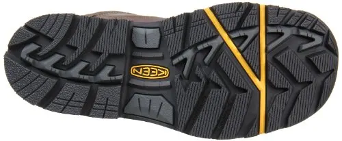 KEEN Utility Men's Milwaukee 6-Inch Steel Toe Work Boot,Slate Black,12 D US