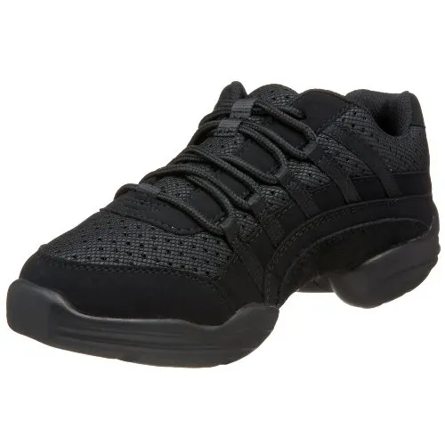 Capezio Women's Rockit Dancesneaker, Black, 9 B-Medium