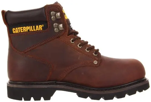 Caterpillar Men's Second Shift Steel Toe Work Boot,Dark Brown,11 M US