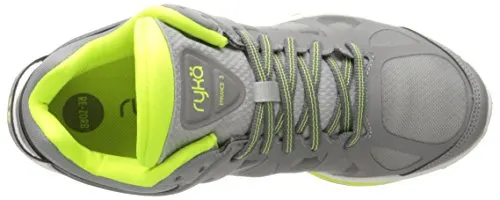 Ryka Women's Enhance 3 Cross-Trainer Shoe, Grey/Lime, 9.5 M US