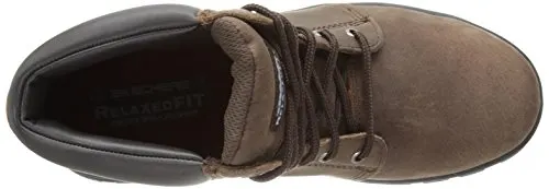 Skechers for Work Women's Workshire Peril Boot, Dark Brown, 8 M US