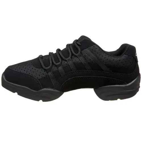 Capezio Women's Rockit Dancesneaker, Black, 9 B-Medium
