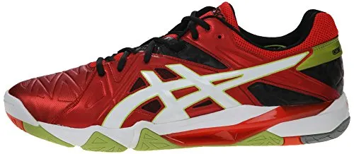 ASICS Men's Gel-Cyber Sensei, Cherry Tomato/White/Black, 11.5 M US