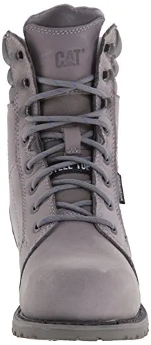Caterpillar Women's Echo Waterproof Steel Toe Work Boot, Frost Grey, 9 M US