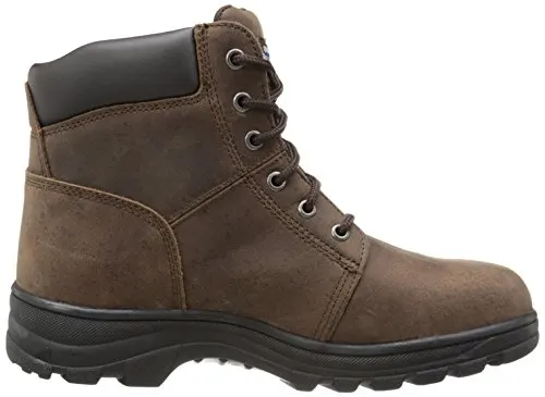 Skechers for Work Women's Workshire Peril Boot, Dark Brown, 8 M US