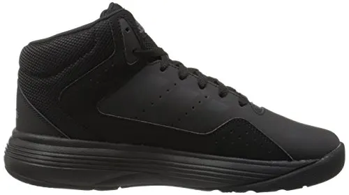 adidas NEO Men's Cloudfoam Ilation Mid Basketball Shoe, Black/Black/Onix, 10.5 M US