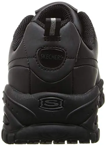 Skechers for Work Women's Soft Stride-Softie Lace-Up, Black, 8.5 D - Wide