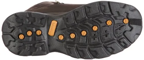 TimberlanD Women's White LeDge MiD Ankle Boot,Dark Brown,8 M US