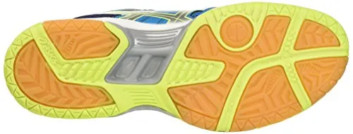 ASICS Volleyball Shoes Men's Gel-Rocket 7 - Neon Green/White/Black, 11.5