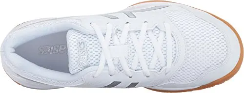 ASICS Womens Gel-Rocket 8 Volleyball Shoe, Silver/White, 8.5 Medium US