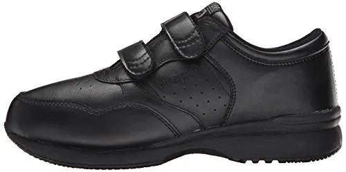Propet Men's Life Walker Strap Sneaker,Black, 10.5 M (D)