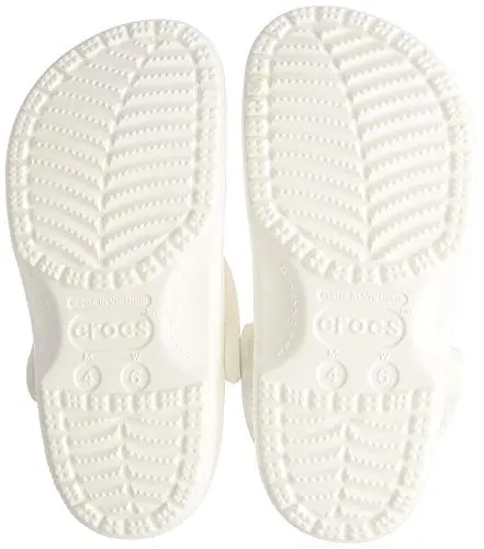 crocs Unisex Classic Clog,White,12 M US Men's / 14 M US Women's
