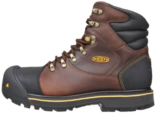 KEEN Utility Men's Milwaukee 6-Inch Steel Toe Work Boot,Slate Black,12 D US