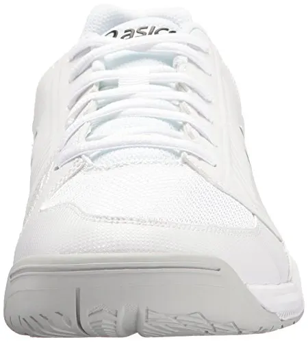 ASICS Men's Gel-Dedicate 5 Tennis Shoe, White/Silver, 11 M US