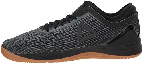 Reebok Women's CROSSFIT Nano 8.0 Flexweave Cross Trainer, Black/Alloy/Gum, 7.5 M US
