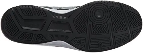 ASICS Mens Upcourt 2 Volleyball Shoe, Black/White/Phantom, 10 Medium US