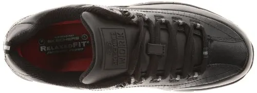 Skechers for Work Women's Sure Track Trickel Slip Resistant Work Shoe, Black, 8.5 M US