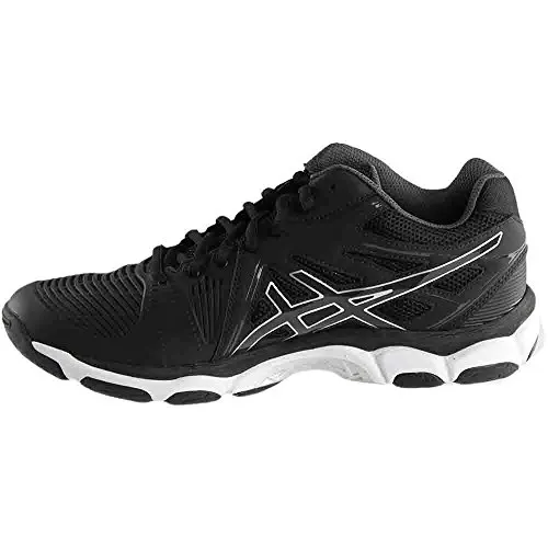 ASICS Men's Gel-Netburner Ballistic MT Volleyball-Shoes, Black/Dark Grey/Silver, 12 Medium US
