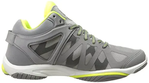 Ryka Women's Enhance 3 Cross-Trainer Shoe, Grey/Lime, 9.5 M US