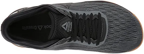 Reebok Women's CROSSFIT Nano 8.0 Flexweave Cross Trainer, Black/Alloy/Gum, 7.5 M US