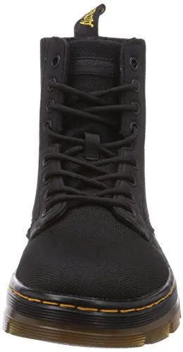 Dr. Martens Men's Combs Nylon Combat Boot, Black, 10 UK/11 M US