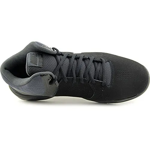 Nike Mens Air Visi Pro Vi Nbk Black/Anthracite Ankle-High Nubuck Basketball Shoe - 11M