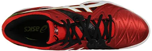 ASICS Men's Gel-Cyber Sensei, Cherry Tomato/White/Black, 11.5 M US