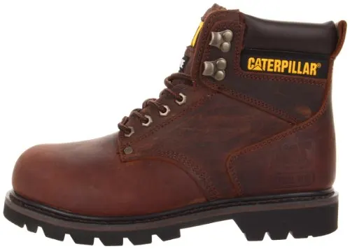 Caterpillar Men's Second Shift Steel Toe Work Boot,Dark Brown,11 M US