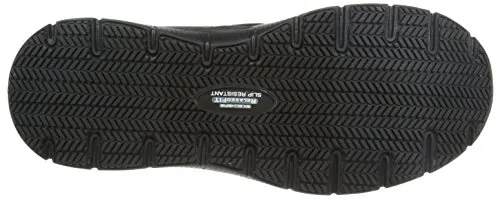 Skechers Men's Black Flex Advantage Slip Resistant Mcallen Slip On - 12 D(M) US