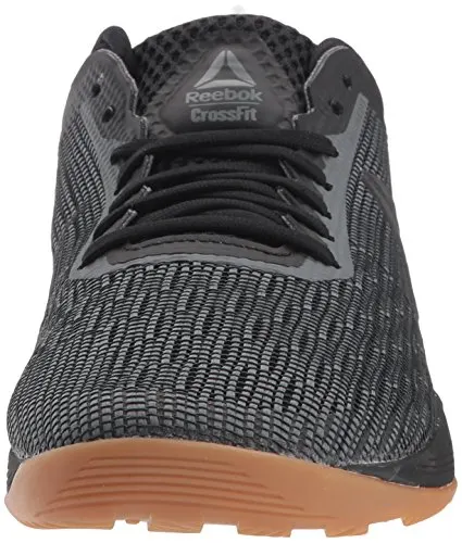 Reebok Women's CROSSFIT Nano 8.0 Flexweave Cross Trainer, Black/Alloy/Gum, 7.5 M US