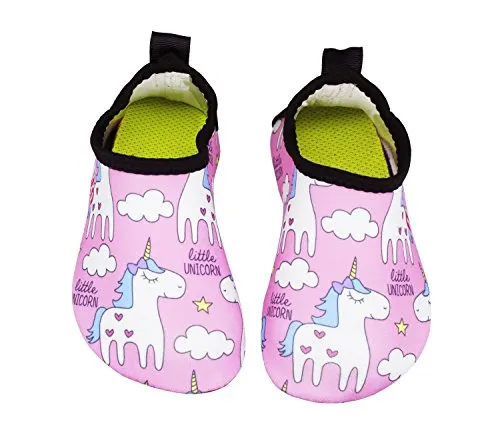Adorllya Kids Boys Girls Toddler Swim Water Shoes Barefoot Aqua Socks Shoes for Beach Pool Surfing