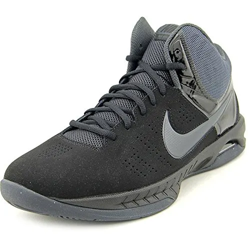 Nike Mens Air Visi Pro Vi Nbk Black/Anthracite Ankle-High Nubuck Basketball Shoe - 11M