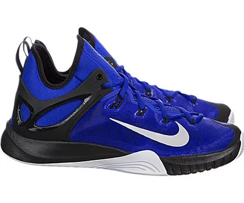 NIKE Zoom Hyperrev 2015 Mens Basketball Shoes 705370-400 Lyon Blue Metallic Silver-Black-White 11 M US