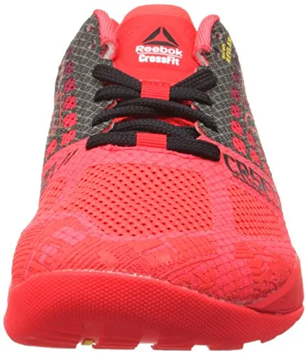 Reebok Women's Crossfit Nano 5.0 Training Shoe, Neon Cherry/Black/chalk, 5.5 M US