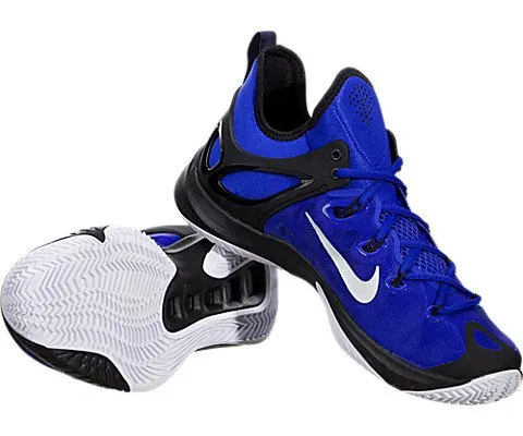 NIKE Zoom Hyperrev 2015 Mens Basketball Shoes 705370-400 Lyon Blue Metallic Silver-Black-White 11 M US