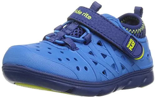 Stride Rite Made 2 Play Phibian Sneaker Sandal Water Shoe (Toddler/Little Kid/Big Kid), Blue, 10 M US Toddler