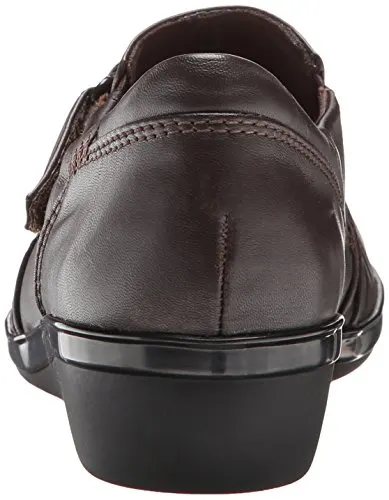 Clarks Women's Everlay Coda Flat, Dark Brown Leather, 8.5 M US