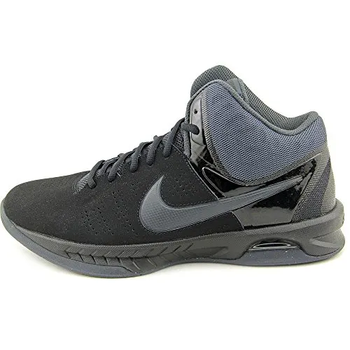 Nike Mens Air Visi Pro Vi Nbk Black/Anthracite Ankle-High Nubuck Basketball Shoe - 11M