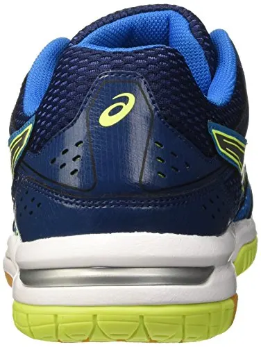 ASICS Volleyball Shoes Men's Gel-Rocket 7 - Neon Green/White/Black, 11.5