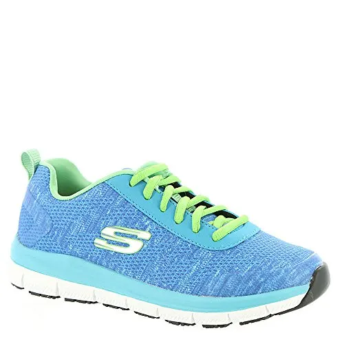 Skechers Work Women's Comfort Flex SR - HC Blue/Green 11 B US