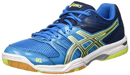 ASICS Volleyball Shoes Men's Gel-Rocket 7 - Neon Green/White/Black, 11.5