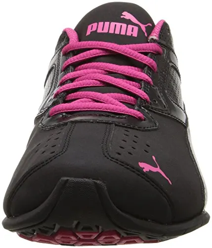 PUMA Women's Tazon 6 WN's fm Cross-Trainer Shoe, Black Silver/Beetroot Purple, 5.5 M US