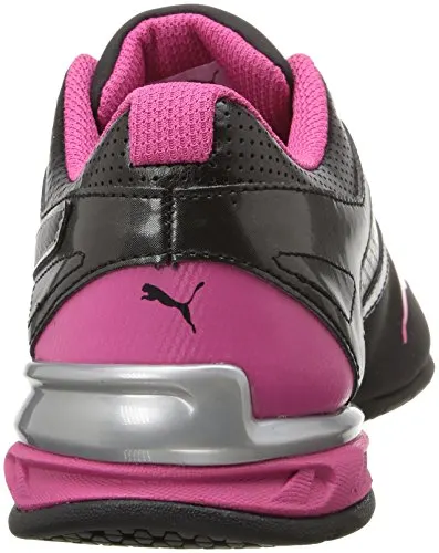 PUMA Women's Tazon 6 WN's fm Cross-Trainer Shoe, Black Silver/Beetroot Purple, 5.5 M US