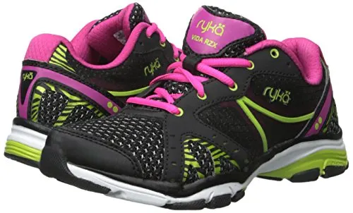 RYKA Women's vida RZX, Black Pink/Lime Blaze, 9 M US