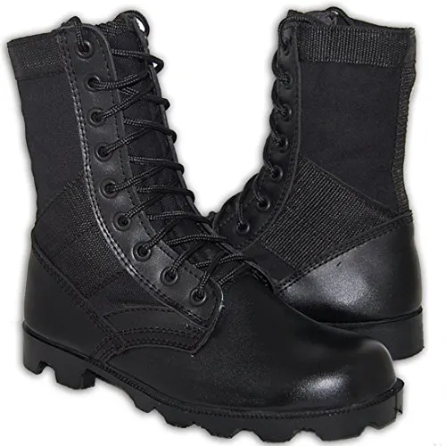 KRAZY SHOE ARTISTS G.I. COMBAT Jungle Boot, Men in Black Size 12