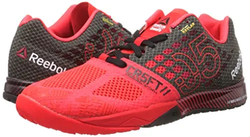 Reebok Women's Crossfit Nano 5.0 Training Shoe, Neon Cherry/Black/chalk, 5.5 M US